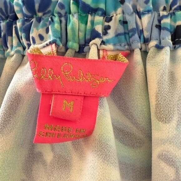 LILLY PULITZER Jennie Off The Shoulder Midi Dress Blue Iris Size M - Picture 5 of 7